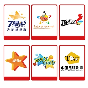 新大乐透体育彩票体彩标志贴图投注站用品走势图配图店宣传顶呱刮