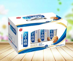 六个核桃整箱12罐新货精品型低糖240ml/270ml*12罐核桃乳植物蛋白