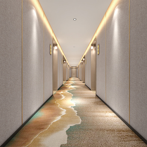 酒店宾馆走廊布面墙纸加厚自粘亚麻墙布卧室客厅背景墙壁纸无纺布