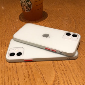 直角白色肤感适用于苹果11手机壳iPhone12promax全包13pro超薄xsmax透明xr硅胶7plus硅胶8plus软壳男女保护套