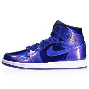 air jordan 1 aj1 紫漆皮电光紫休闲高帮球鞋 332550-420