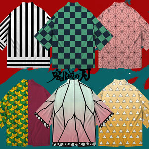 动漫二次元鬼灭之刃羽织我妻善逸祢豆子炭治郎蝴蝶忍日式外套披风