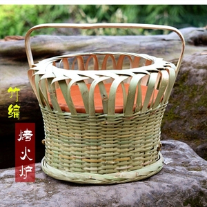tb0472967_2013淘宝竹编烤火笼取暖的火笼子广西老式竹子烘笼烤火炉