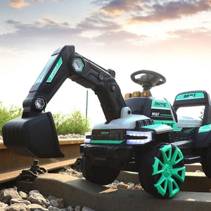 儿童电动挖掘机可坐人超大型工程车可坐可挖可骑玩具大号挖土勾机