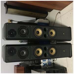 二手进口美人鱼音箱丹麦库存货双6.5寸三分频家用主音响落地式