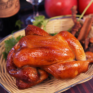 买一送一鸡熟食即食烧鸡正宗脱骨扒鸡卤肉零食五香鸡肉真空小吃火