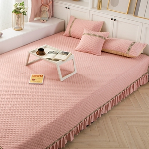 防滑榻榻米床盖四季通用绗缝床单加大炕单炕罩套炕盖踏踏米垫子