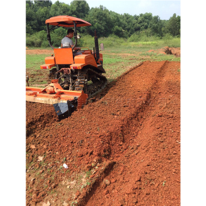 拖拉机后置式旋耕机农田油菜开沟机三点悬挂式开沟碎土起垄机具