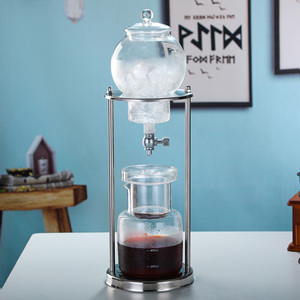 五家务冰滴咖啡壶冷萃壶日式家用玻璃滴漏式冷萃茶冰萃壶咖啡设备