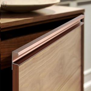 付款天猫g型橱柜拉手厨房现代简约衣柜门把手嵌入式柜子抽屉铝合金暗