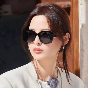 帕森豚辛芷蕾同款小香墨镜女级感2024新款花少防晒太阳镜太阳眼镜