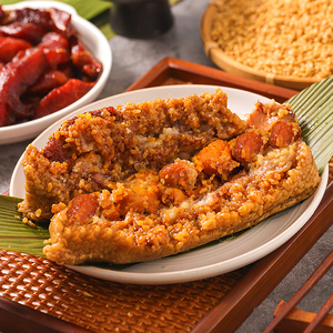 七龙珠粽子嘉兴大蛋黄肉粽网红五花肉长条粽端午手工真空袋装特产