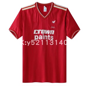 82-85英伦豪门红军复古球衣达格利什 拉什三冠经典85-87主客场