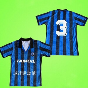 91-92意甲亚特兰大复古球衣 卡尼吉亚atalanta b.c.经典球服主场