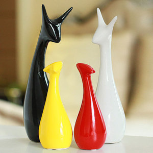 家里摆设的小饰品鹿摆件酒柜书架装饰品房间客厅家居摆饰艺术现代