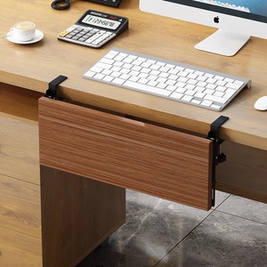 桌面延长板加长延伸板免打孔加宽接板支撑板托架键盘手托电脑桌子