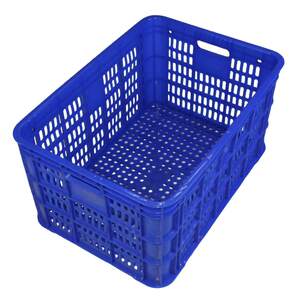 享新惠长方形大号加厚超市果蔬家居物品收纳塑料筐 物流仓库周转