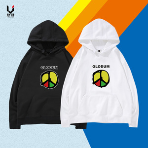 和平与爱迈克尔杰克逊纪念连帽卫衣反战olodum长袖外套男女情侣潮