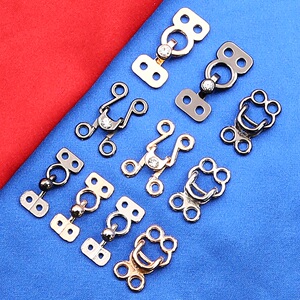 金属貂皮纽扣搭扣挂钩暗扣挂扣风纪领扣对扣高档皮草大衣衣服扣子