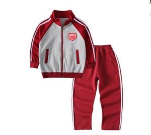 小学生校服秋冬装红白