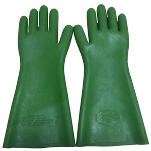 天津双安牌 耐酸碱手套 防化手套 化工手套防酸橡胶乳胶劳保手套
