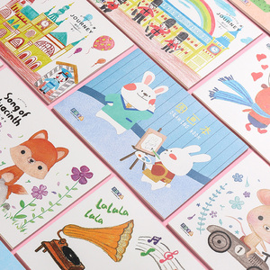 本绘画美术画本加厚大号空白纸素描本儿童卡通创意手绘涂鸦画画本子