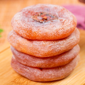 汇吃妹柿柿如意柿饼陕西西安特产降霜柿子干吊饼农家自制圆饼