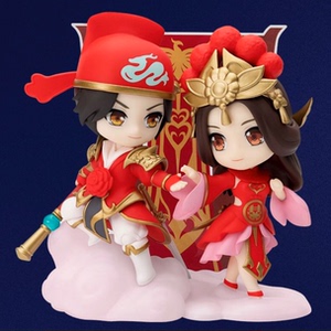 王者荣耀 官方正版 大圣娶亲孙悟空 一生所爱露娜q版手办 情侣