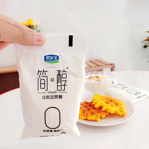 【9.9抢6袋】君乐宝简醇0添加蔗糖酸奶袋装红枣优果酪酸奶100g