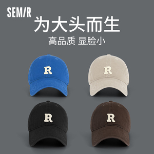 森马2022新款大头围鸭舌帽女夏季ins潮牌小众棒球帽子春秋季韩版