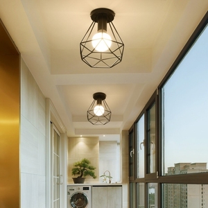 北欧过道灯水晶天花筒灯阳台灯吸顶灯现代简约玄关入户门廊走廊灯