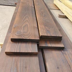 防腐碳化实木板材宽板楼梯踏步板桌面大板置物隔板阁楼原木地板条
