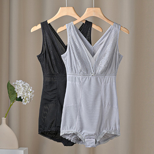 早秋日本女士连体塑身衣薄款超薄收腹束腰收小肚子美体束身内衣