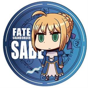 fgo愚人节卡面徽章 fate贞德saber尼禄玛修玉藻前周边挂件