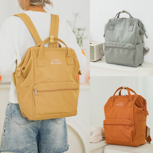 日本乐天双肩包男女学生书包大容量旅行背包离家出走包时尚妈妈包