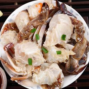舟山梭子蟹块鲜活冷冻螃蟹块速冻新鲜超大海蟹野生海鲜水产