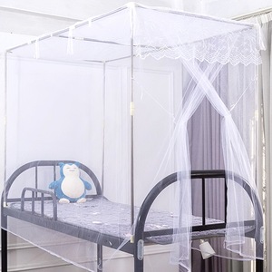 一米二的铁架床蚊帐上铺侧开门90公分120×190学生宿舍单人床1.2m