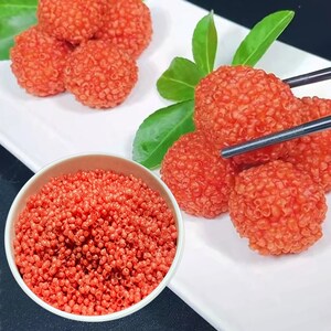 包邮红脆花粒可油炸粒粒脆用红尘妃子笑荔枝虾球餐饮配料烘焙原料