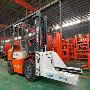 免烧砖抱夹叉车 蒸养砖叉车抱夹 加气块叉车抱砖机