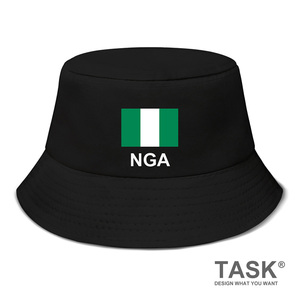 尼日利亚Nigeria国家休闲帽子男女渔夫帽学生防晒太阳帽夏设 无界