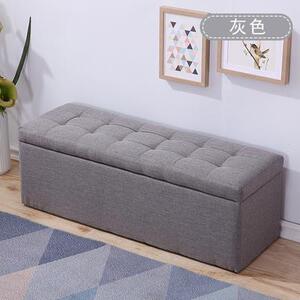 布艺换鞋凳鞋柜可坐穿鞋凳家用沙发长方形储物试衣间凳子长条凳床