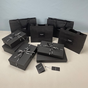 专柜ysl圣罗兰包装礼盒空盒口红香水围巾衣服包包礼品袋礼品盒子