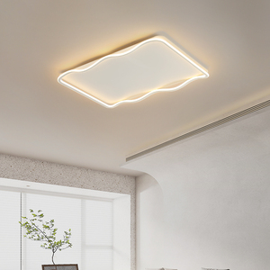 00简派旗舰店天猫简派照明led客厅灯简约现代大气长方形主灯吸顶灯