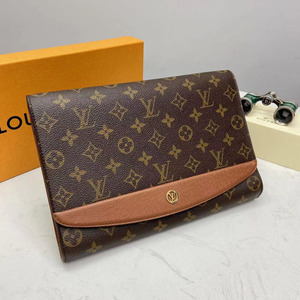 【达芬奇奢品】lv/路易威登 老花复古信封包【95新】mo1441-1
