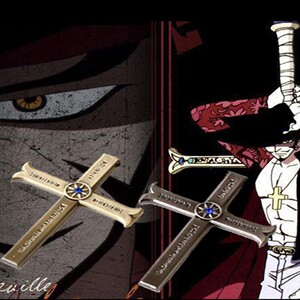 海贼王项链鹰眼十字架小刀未开刃玩具动漫黑刀武器学生cos周边