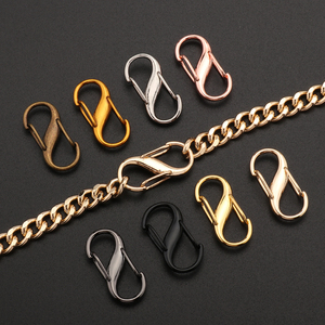 八字环扣背包锁扣五金配件包包链条调节扣卡扣包带扣背包扣头女包