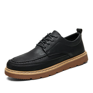 平板皮鞋男百搭英伦