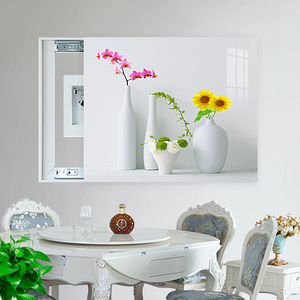 总开关电闸简约现代盒空开电表箱装饰画免打孔遮挡配电箱欧式家用