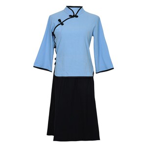 民国风学生装女五四青年装毕业班校服国民中山装合唱舞台演出服装