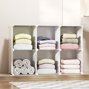 衣柜收纳神器学生宿舍格子架竖向分层隔板柜子内部衣服衣物置物架